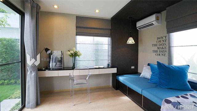 占地僅100平現(xiàn)代二層小別墅圖，地雖小，布局卻很合理