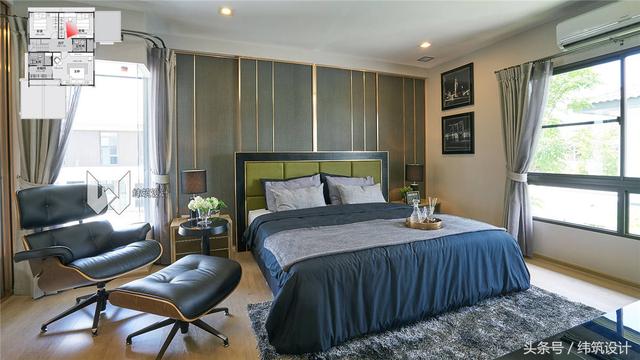 占地僅100平現(xiàn)代二層小別墅圖，地雖小，布局卻很合理