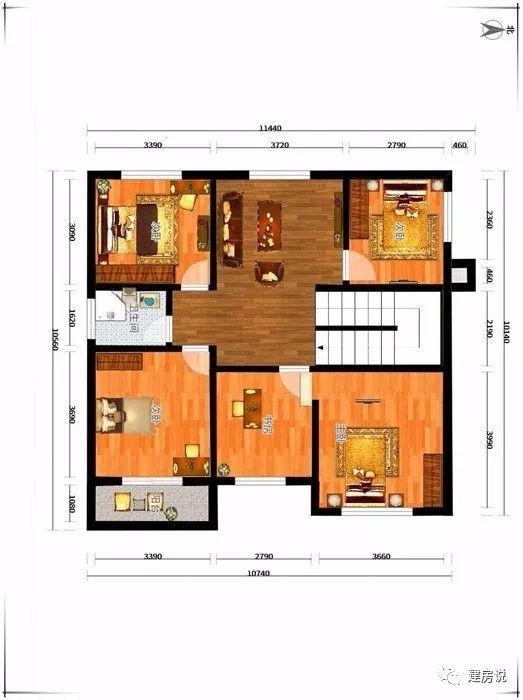 8萬元二層農(nóng)村房子圖片（全套圖紙），建房的趕快看