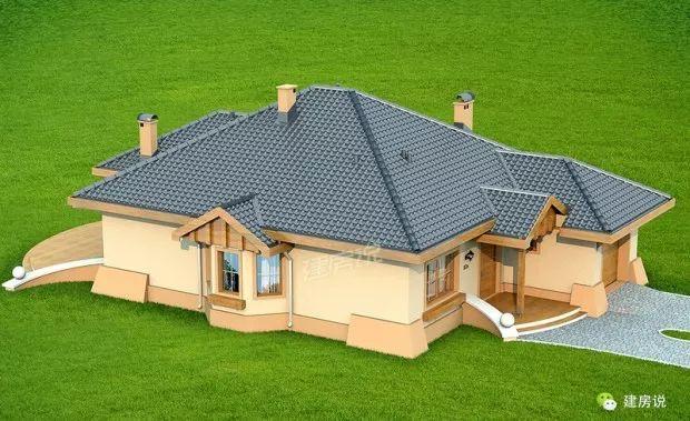 2套美式一層別墅圖，顏值高，人見人愛