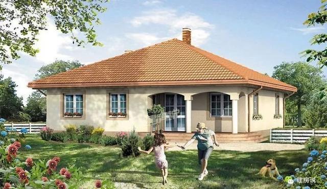 2套美式一層別墅圖，顏值高，人見人愛