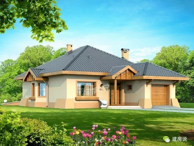 2套美式一層別墅圖，顏值高，人見人愛