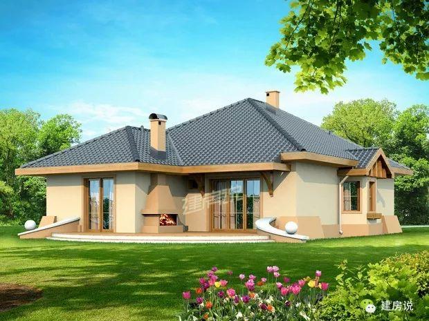 2套美式一層別墅圖，顏值高，人見人愛