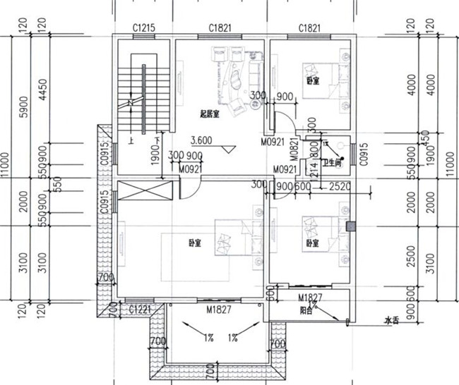力薦：12x10米農(nóng)村自建房圖紙幾套，保證看了喜歡