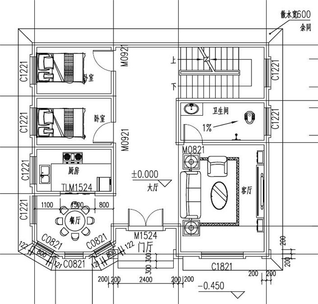 不攀比，80平方米房屋設(shè)計圖精選，夠用、經(jīng)濟就好