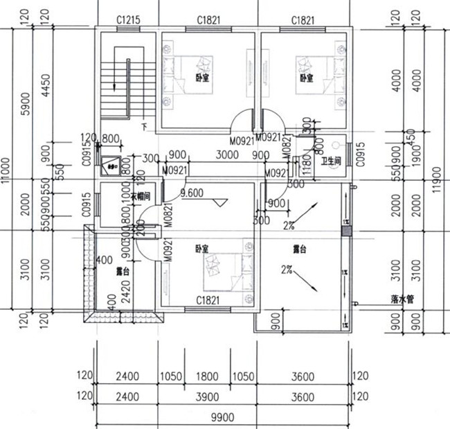 5套120平農(nóng)村小別墅設(shè)計圖，款款經(jīng)典、實用