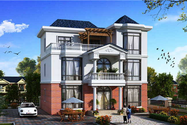 5套120平農(nóng)村小別墅設(shè)計圖，款款經(jīng)典、實用