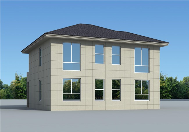 農(nóng)村現(xiàn)代新式二層樓房設(shè)計(jì)圖，超時(shí)尚