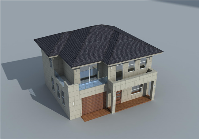 農(nóng)村現(xiàn)代新式二層樓房設(shè)計(jì)圖，超時(shí)尚