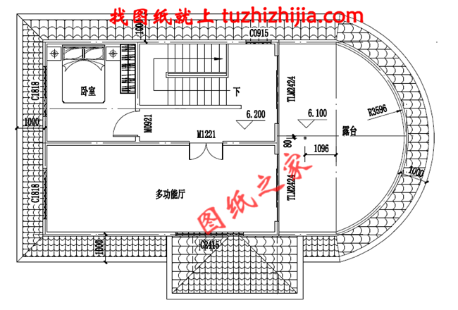 小戶型三層別墅房屋設計圖紙，占地80多平米，麻雀雖小五臟俱全，布局合理，造價20萬左右