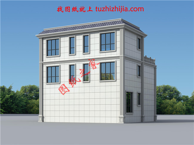 2018新款三層農(nóng)村小別墅設(shè)計(jì)圖紙，戶型方正，四平八穩(wěn)，建好了之后以后的日子里肯定順風(fēng)順?biāo)? /></p>
<p align=