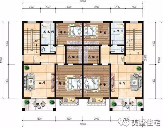 一戶30萬自建農(nóng)村雙拼別墅，時(shí)尚簡約高低錯(cuò)落，非常漂亮