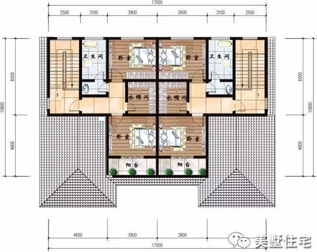 一戶30萬自建農(nóng)村雙拼別墅，時(shí)尚簡約高低錯(cuò)落，非常漂亮