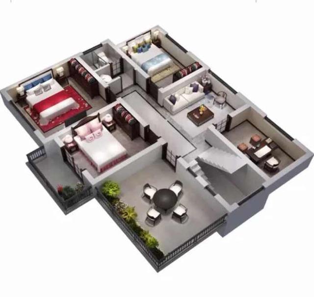 12X10米兩層自建房屋設(shè)計(jì)圖，喜歡的收藏啦