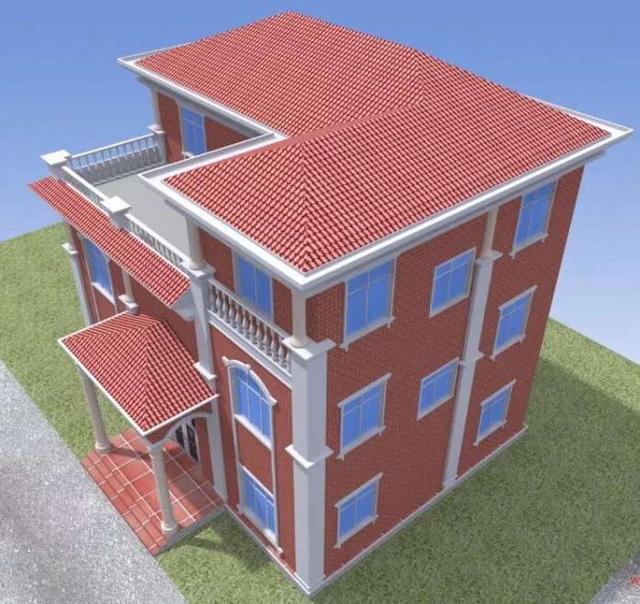 2024年新款三層別墅設(shè)計(jì)方案，建好村里都來(lái)觀(guān)賞