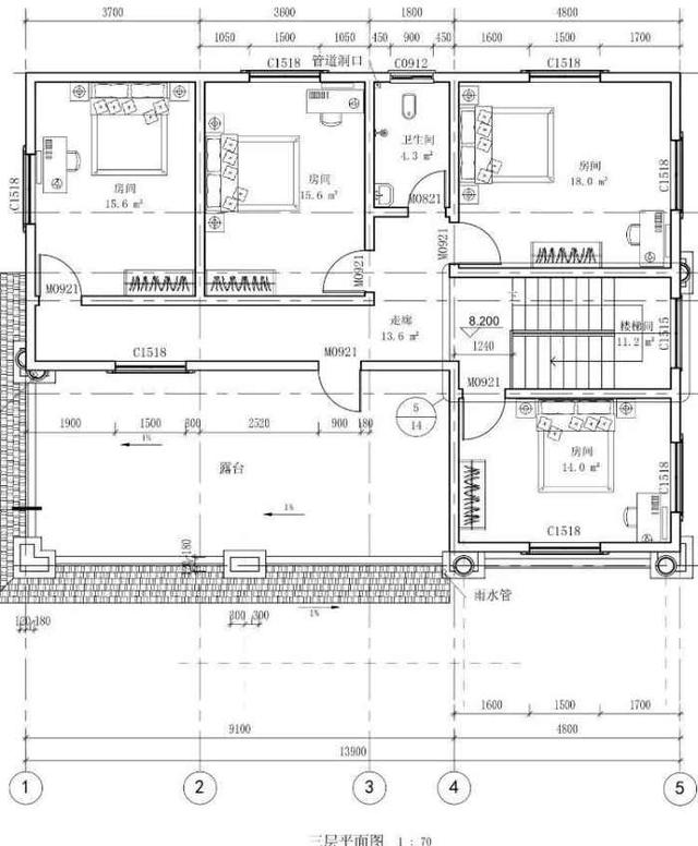 2024年新款三層別墅設(shè)計(jì)方案，建好村里都來(lái)觀(guān)賞