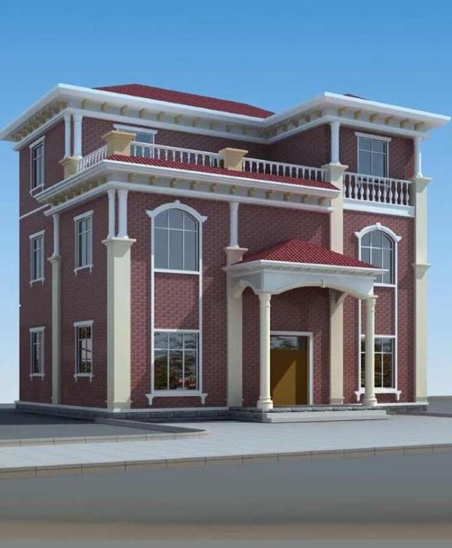 2024年新款三層別墅設(shè)計(jì)方案，建好村里都來(lái)觀(guān)賞