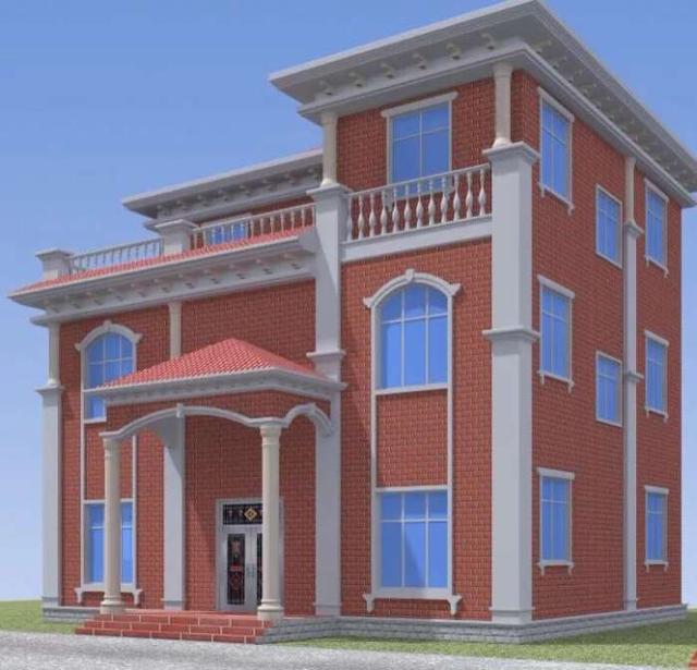 2024年新款三層別墅設(shè)計(jì)方案，建好村里都來(lái)觀(guān)賞