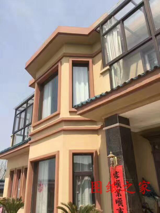 農(nóng)村兄弟自建雙拼別墅實(shí)景圖，全村都拍手叫好