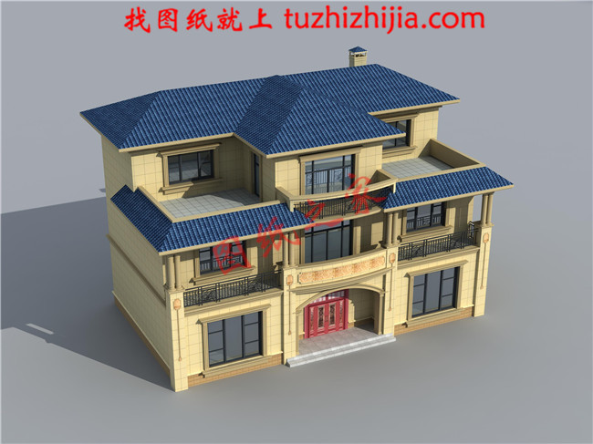 2018最受歡迎的三層農(nóng)村小別墅設(shè)計圖紙，占地155平方米，外觀大氣磅礴