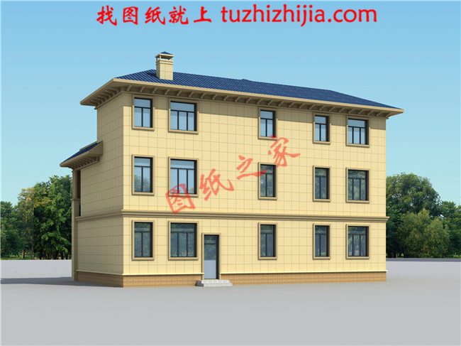 2018最受歡迎的三層農(nóng)村小別墅設(shè)計圖紙，占地155平方米，外觀大氣磅礴