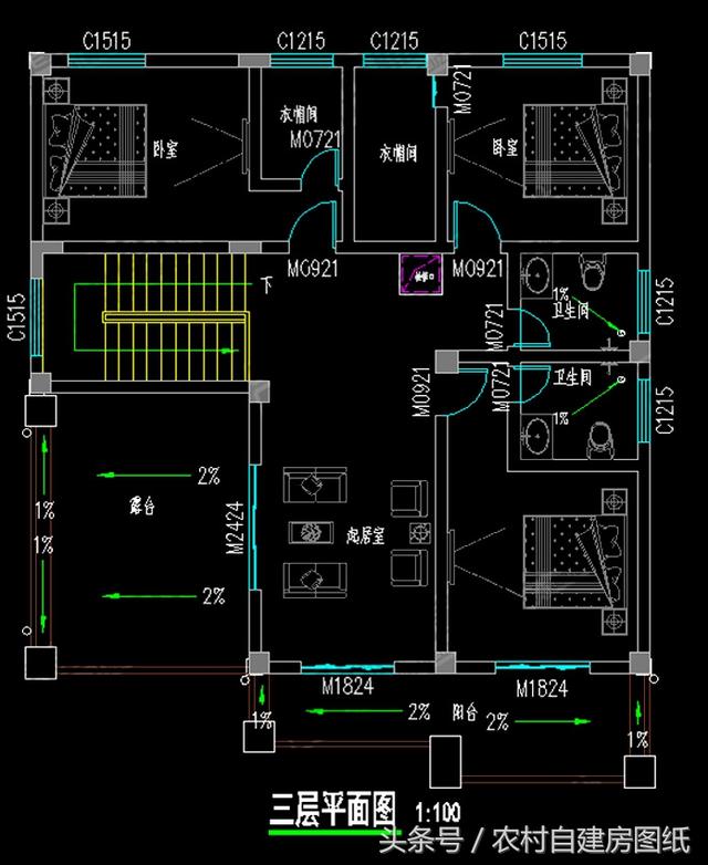 農(nóng)村別墅500套大全中精選7套經(jīng)典方案，你喜歡哪套？