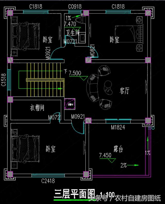 農(nóng)村別墅500套大全中精選7套經(jīng)典方案，你喜歡哪套？