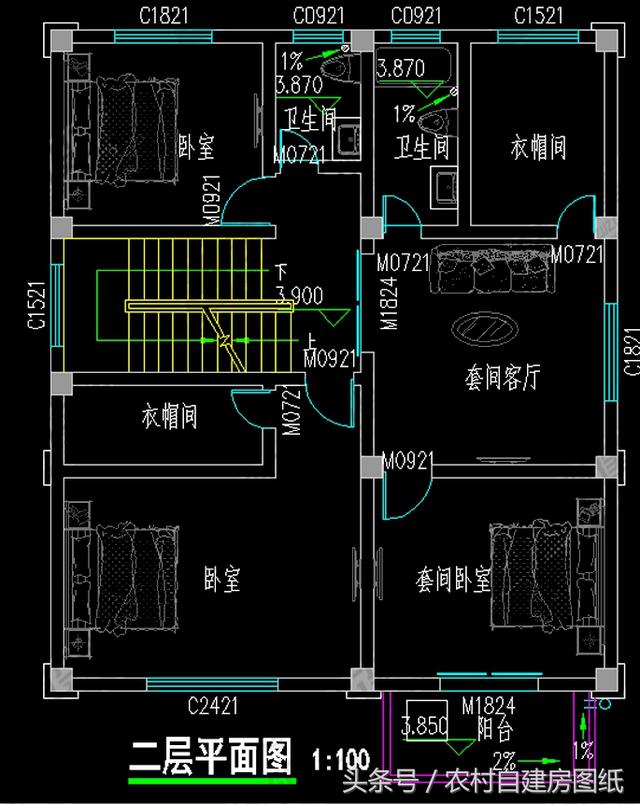 農(nóng)村別墅500套大全中精選7套經(jīng)典方案，你喜歡哪套？