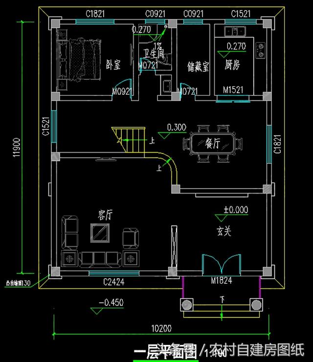 農(nóng)村別墅500套大全中精選7套經(jīng)典方案，你喜歡哪套？