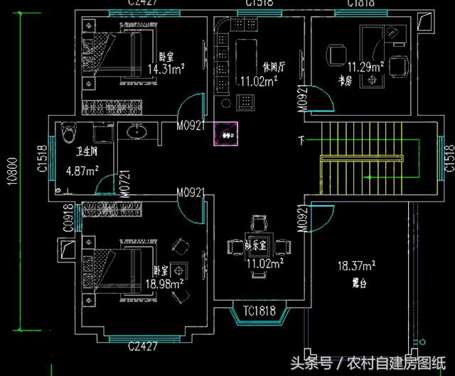 農(nóng)村別墅500套大全中精選7套經(jīng)典方案，你喜歡哪套？