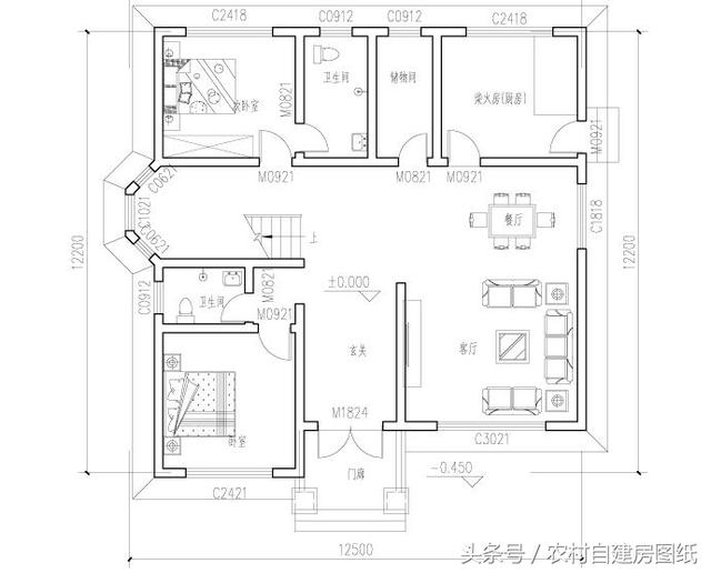 農(nóng)村別墅500套大全中精選7套經(jīng)典方案，你喜歡哪套？