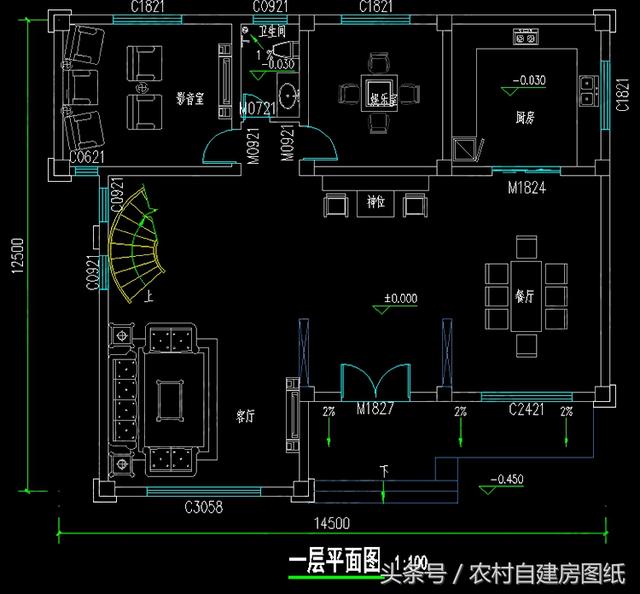 農(nóng)村別墅500套大全中精選7套經(jīng)典方案，你喜歡哪套？