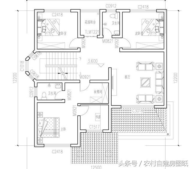 農(nóng)村別墅500套大全中精選7套經(jīng)典方案，你喜歡哪套？