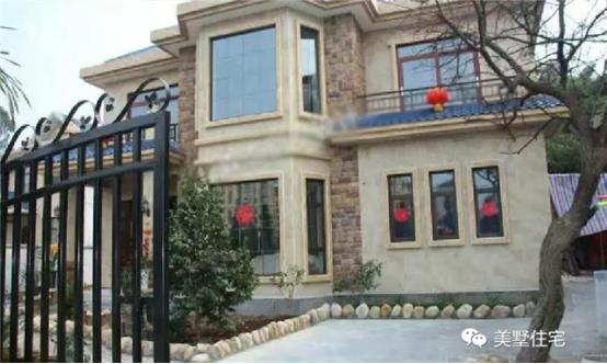 25萬搞定的2層現(xiàn)代小別墅方案，附建好的實(shí)景圖