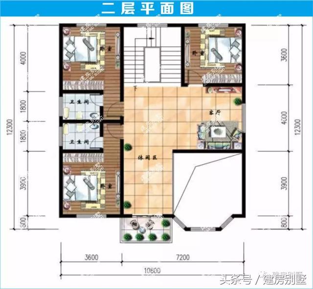 2款造價40萬的三層別墅設計方案，農(nóng)村建超值