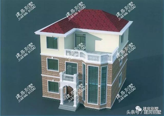 2款造價40萬的三層別墅設計方案，農(nóng)村建超值