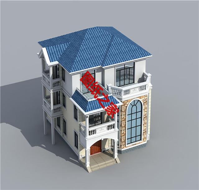 漂亮的農(nóng)村三層別墅圖，表哥家建好說(shuō)對(duì)象來(lái)了一排