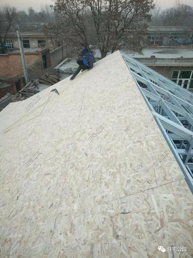 實拍一層輕鋼結構施工過程，附平面戶型圖