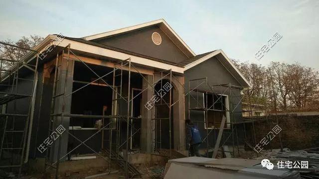 實拍一層輕鋼結構施工過程，附平面戶型圖