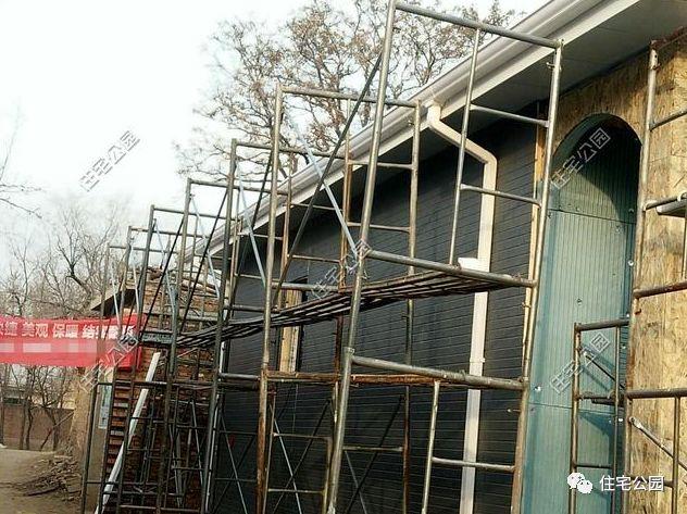 實拍一層輕鋼結構施工過程，附平面戶型圖