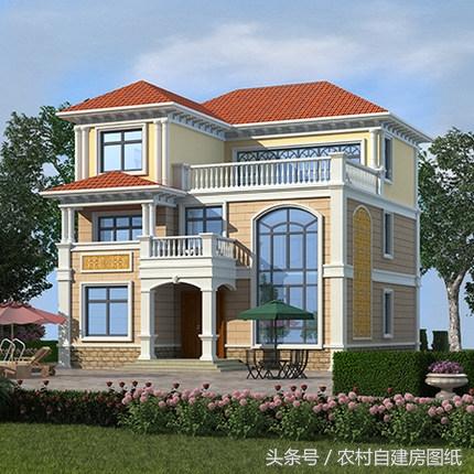11×12米三層農(nóng)村別墅設(shè)計(jì)方案圖，附3個實(shí)拍案例