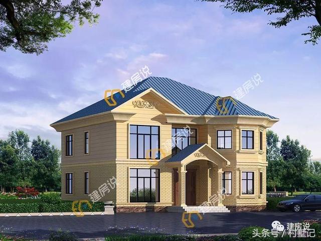 4款人見人愛的二層別墅設(shè)計圖，附方案戶型圖