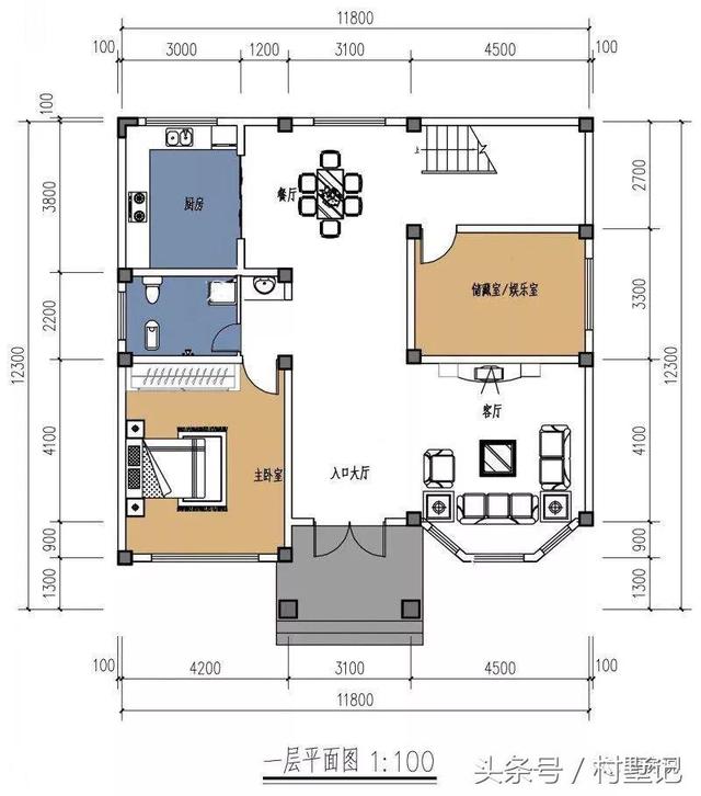 4款人見人愛的二層別墅設(shè)計圖，附方案戶型圖