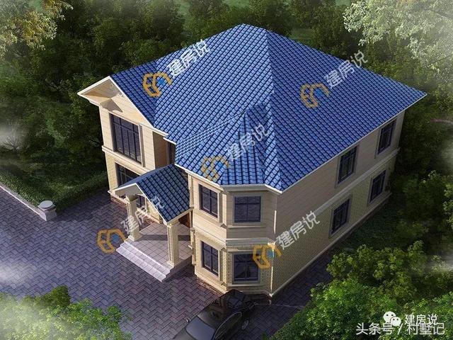 4款人見人愛的二層別墅設(shè)計圖，附方案戶型圖