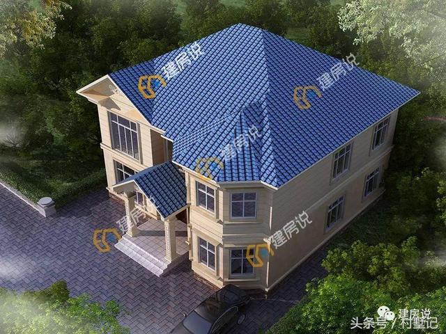 4款人見人愛的二層別墅設(shè)計圖，附方案戶型圖