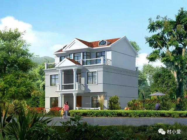 11x10米農(nóng)村三層自建樓房設(shè)計(jì)圖，30萬(wàn)內(nèi)搞定