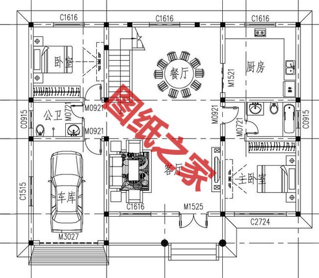 3款一層別墅設(shè)計圖方案，人見人愛