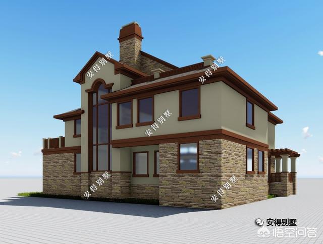 10米*9米農(nóng)村自建房，2層美式風(fēng)格別墅圖怎么設(shè)計？