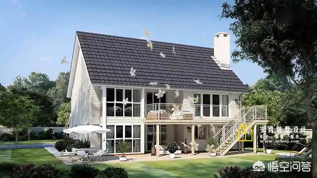 10米*9米農(nóng)村自建房，2層美式風(fēng)格別墅圖怎么設(shè)計？