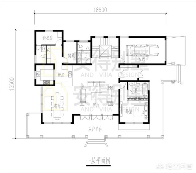 10米*9米農(nóng)村自建房，2層美式風(fēng)格別墅圖怎么設(shè)計？